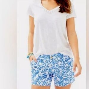 Lilly Pulitzer Resort White On A Roll Callahan Shorts